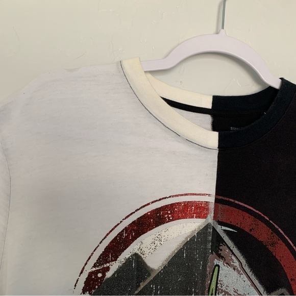 Pink Floyd Two Tone Split Graphic Band Tee Black White Rock Shirt Size Large - Picture 9 of 12
